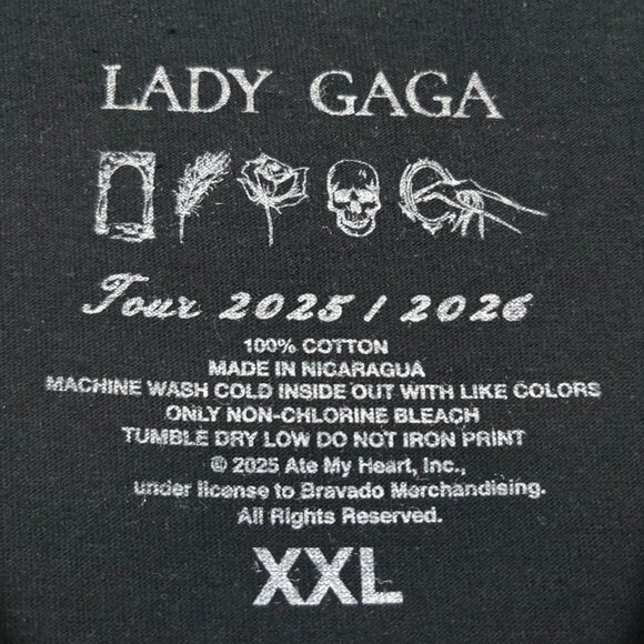 Lady Gaga Vanish Into You Mayhem Tour T-shirt size XXL - Picture 4 of 4